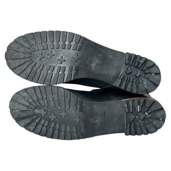 Fabianelli Italian Leather Ankle Boot Faux Shearling Black Women’s 40IT/9.5US - Picture 6 of 8